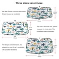 thumbnail image 5 of ALAZA Summer Palm Trees Windshield Sun Shade Car Foldable Sun Visor Block UV Rays Protector 53"x23.5", 5 of 8