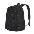 thumbnail image 1 of Balery Black Glitter Mochila para hombre y mujer - Tela Oxford 600D resistente - Gran capacidad, resistente al agua, ideal para la escuela, viajes y senderismo, 1 of 6