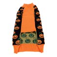 thumbnail image 1 of Suéter de perro de calabaza suéter de punto cálido de moda para perros de Halloween lindo elástico agradable para la piel para cachorros ANGGREK Otros, 1 of 8