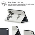 thumbnail image 6 of Galaxy Tab A 8.0 (2019) Case P200 P205, Allytech Slim Cute Pattern PU Leather Folio Stand Cards Slots Wallet Case Cover for Samsung Tab A with S Pen 8.0 Inch Tablet SM-P200/SM-P205, Hello Panda, 6 of 7