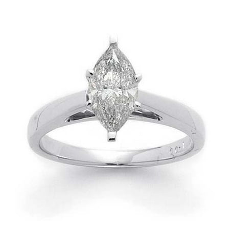 1 Carat Marquise Diamond Solitaire