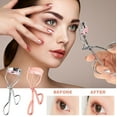 thumbnail image 5 of Eyelash Curler, Eyelash Comb, Stainless Steel Eyelash Curler with Built-In Brush, Comfortable Handle Design for All Eye Shapes and Sizes, Gentle Curling without Pulling Or Breaking Lashes, 5 of 5