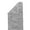 Anthracite, variante sur Chemin de table en coton Fabstyles Shadows, chemin de table tissé lavable pour salle à manger, cuisine, café et table de patio