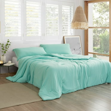 Coma Inducer Cool It Boi® - ® Oversized Comforter Set - Aqua Ocean Green Queen