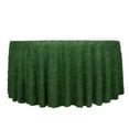 thumbnail image 6 of Efavormart 120" Green Fringe Shag Polyester Round Tablecloth, 6 of 11
