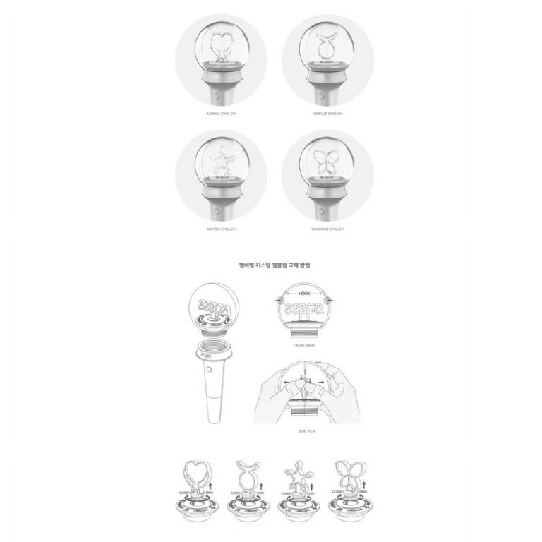 アイドル aespa official fanlight aespa OFFICIAL FANLIGHT | SMTOWN OFFICIAL ONLINE STORE