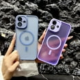thumbnail image 5 of Ancove Compatible with iPhone 16 Pro Magnetic Case, Upgraded [Full Camera Protection] [Compatible with Magsafe] [Translucent Matte] Shockproof Protective Phone Case Cover,Blue, 5 of 5