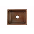 thumbnail image 2 of Premier Copper Products BREC20DB 20 inch Hammered Copper Kitchen - Bar - Prep Single Basin Sink, 2 of 3