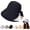 A, variant on Women's Bowknot Wide Brim Sun Protective Hat, Foldable Summer Slit-Front Bow Hat for Travel & Vacation(A)