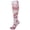 Cashemere Rose, variant on Women 8-15 mmHg Compression Tie Dye Design Knee High Socks