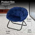 thumbnail image 3 of Grezone Folding Saucer Moon Chair, 3 of 8
