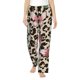 thumbnail image 1 of Balery Leopard Dots Pantalones de pijama para mujer, pijamas ultraligeros, pantalones de estar por casa-Medium, 1 of 6