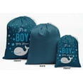 thumbnail image 2 of Darling Souvenir Blue Dolphin & It'S A Boy Baby Shower Party Supplies Favor Bags&nbsp;Drawstring Pouches&nbsp;15 Pieces, 2 of 5