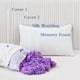 thumbnail image 3 of Almohadas de espuma viscoelástica triturada para dormir, paquete de 2, almohadas refrescantes para la cama, tamaño estándar, juego de 2, almohada firme para quienes duermen de lado y boca arriba,, 3 of 7