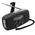 thumbnail image 1 of Radio de emergencia Radio solar con receptor de radio de manivela solar alimentado por banda Usb / manivela / wb (negro)_ kaili Sencillez, 1 of 5