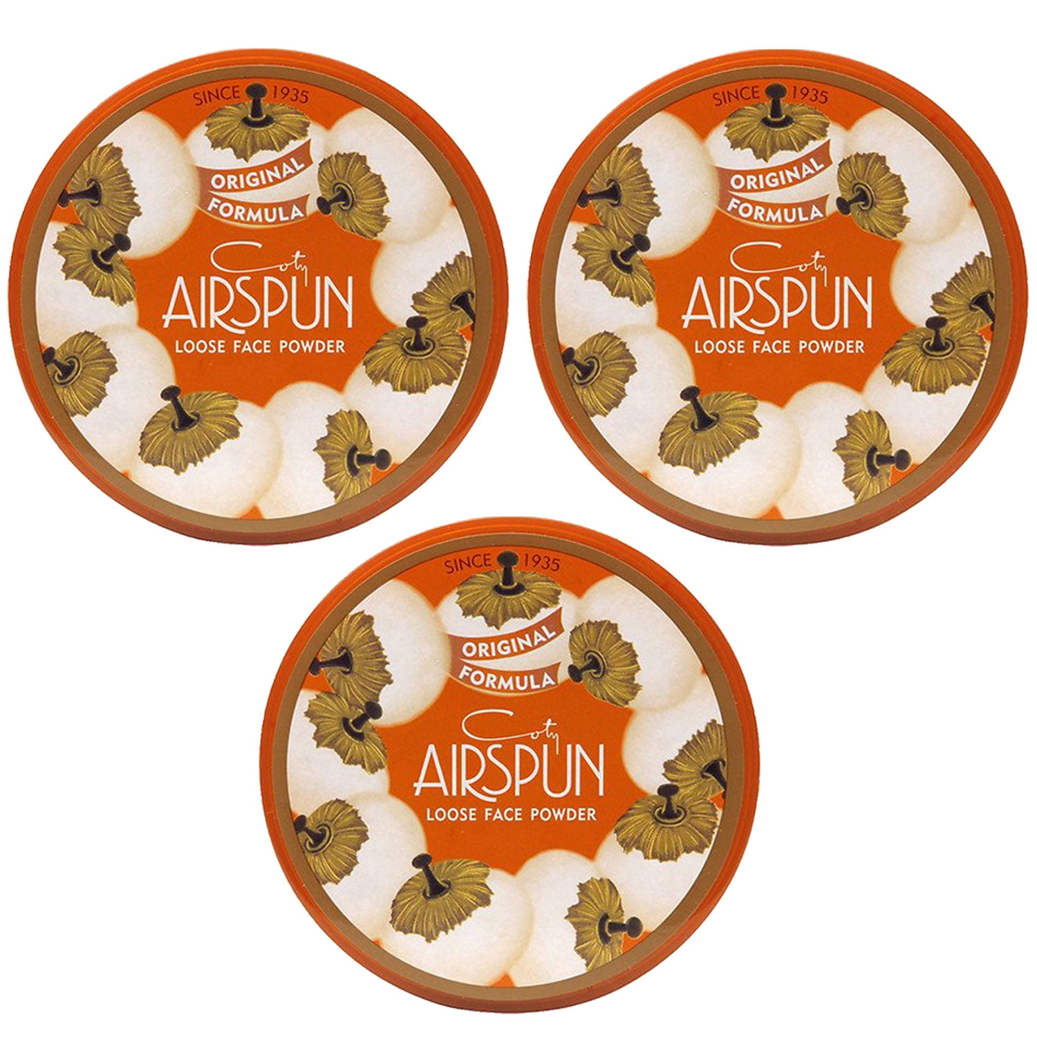 (3 Pack) Coty Airspun Loose Powder, Naturally Neutral, 070-11, 2.3 Oz