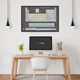 thumbnail image 3 of Life Chem 2022 Chemistry Periodic Table Of Elements Poster (15 X 22 In) For Classroom Laboratory Home Decor - Classical Theme Dark Grey Design, 3 of 5