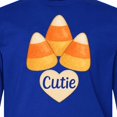 thumbnail image 4 of Inktastic Cute Candy Corn Heart Halloween Cutie Long Sleeve Youth T-Shirt, 4 of 5