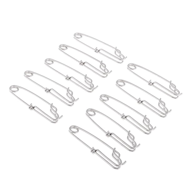 5-10 piezas de accesorios giratorios de pesca con clip de presión de palangre de acero inoxidable, 5 S - 10pcs