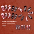 thumbnail image 3 of 1 Set Fake Nails Halloween Style 3D Effect Eyeball Spider Fangs Decor Easy Removal Great Stickiness False Nails Halloween Party C, 3 of 9