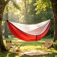 thumbnail image 5 of Portable Mesh Hammock with Spreader Bars and Carrying Bag, Breathable and Easy to Install for Camping, Backyard and Patio, 5 of 6