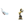 thumbnail image 1 of Escultura De Caballo De Pavo Real, Figura Decorativa, Adorno De Jardín, Artesanía, Estatua, Colección, Mesa, Animal, Centro De Mesa, Hogar, Dormitorio, Patio, Sala De Estar, Escritorio, 1 of 8