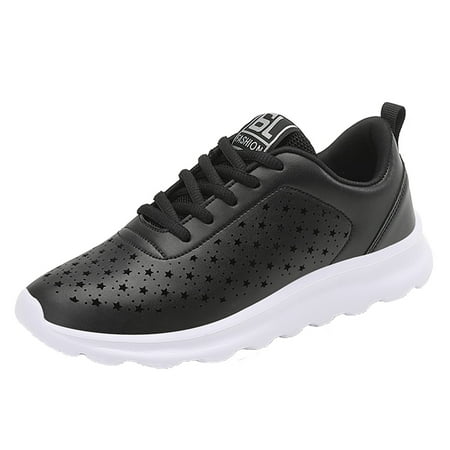 

GNEIKDEING Women s Simple And able Hollow Round Head Solid Color Lightweight Breathable Soft Bottom Casual Sports Shoes Gift on Clearance