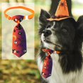 thumbnail image 1 of Divertidos suministros de Halloween para mascotas, corbata pequeña para mascota, corbata pequeña de calabaza, collar para mascota, talla única, 1 of 3