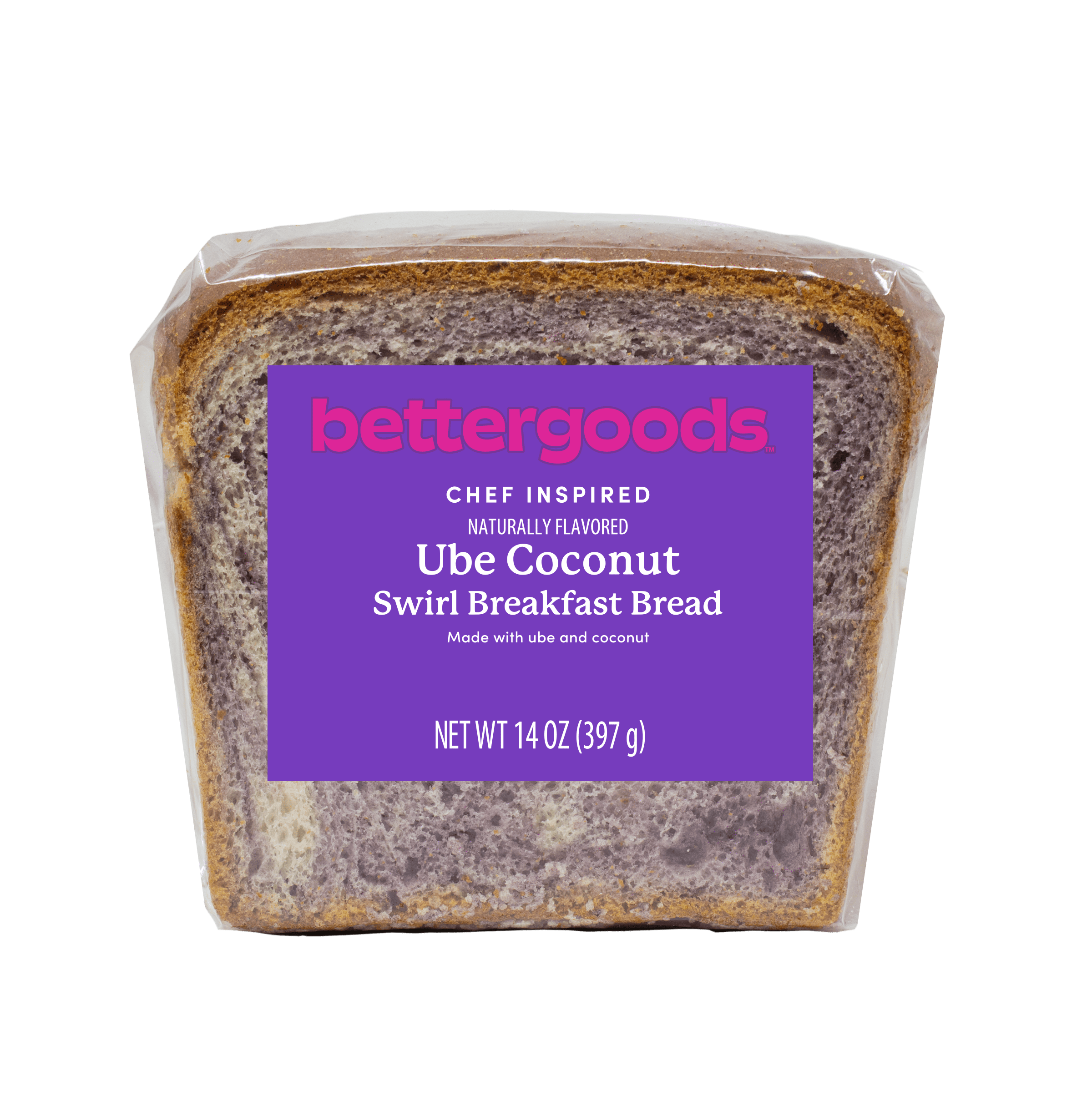 bettergoods Ube Coconut Breakfast Bread, 14 oz