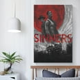 thumbnail image 4 of Sinners - Vintage Blockbuster Movie Poster 2025 New Movie Poster Canvas Wall Art -P8, 4 of 7