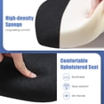 thumbnail image 4 of Giantex Conference Room Chairs, Stackable Office Guest Chairs w/Upholstered Back & Seat, Ergonomic Office Reception Chairs, 5, 4 of 7
