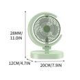 thumbnail image 5 of shyuyusa Household Portable USB Rechargeable Fan With Light Foldable Cooling Fan For Home Office Outdoor Use, 5 of 5