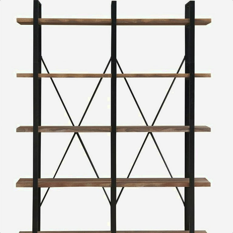 Milanhome Khat Double Etagere Bookcase