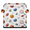 Multicolor 3, variant on CURLYOOT Ball Game Sports Cube Storage Bin, 11 Inch Storage Cube Fabric Bin for Shelves, Foldable Clothes Organizer Baskets with Leather Handle for Closet Home