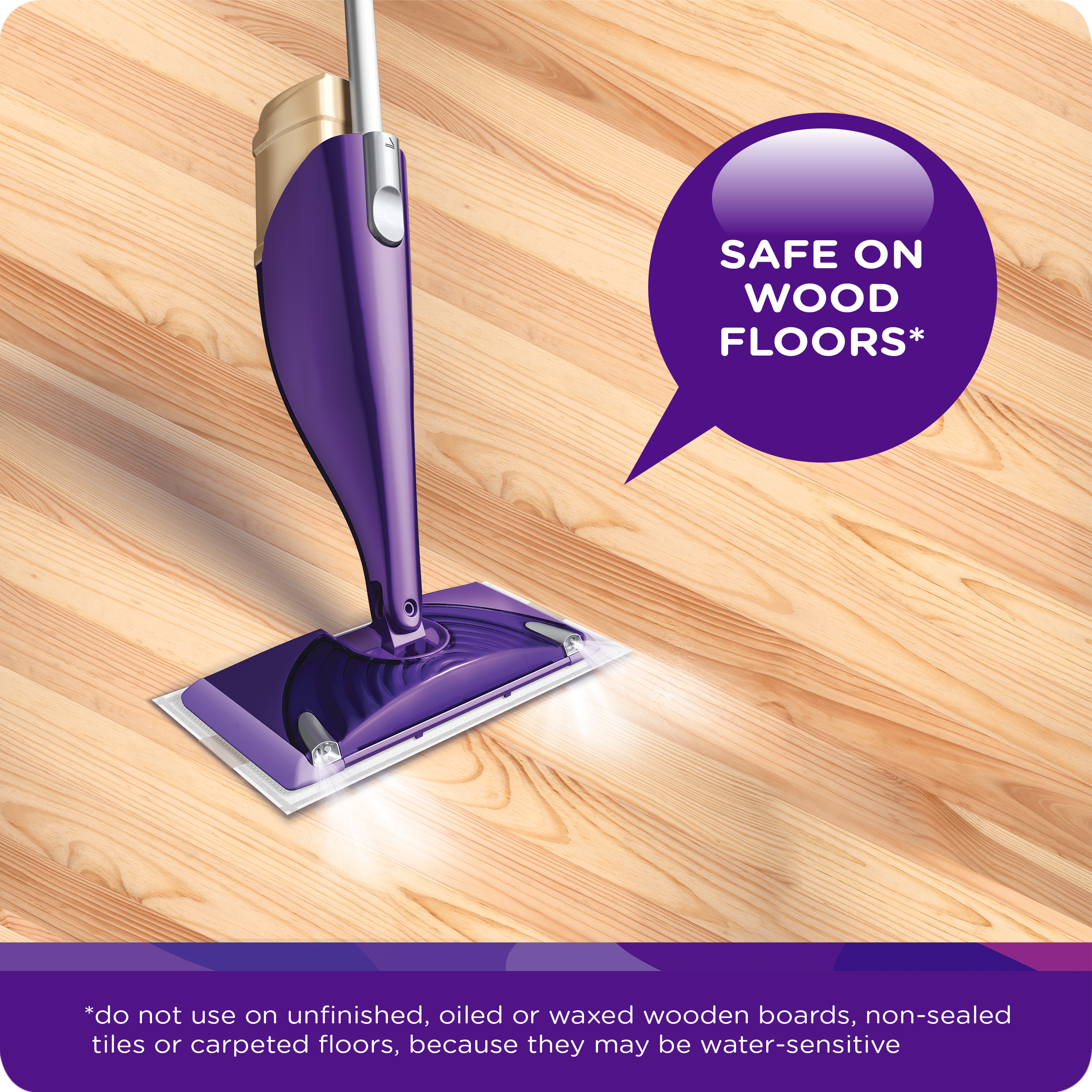 Swiffer WetJet Liquid Floor Cleaner, Lavender Vanilla & Comfort, 42.2 fl oz - image 3 of 11