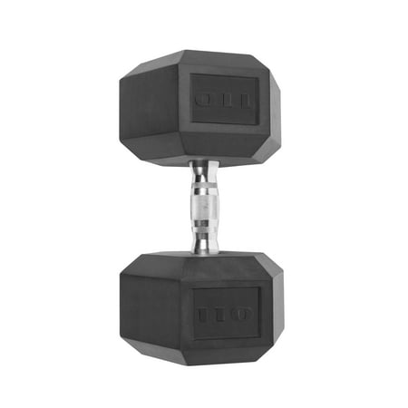 CAP Barbell Coated Hex Dumbbell, Single 110 lbs