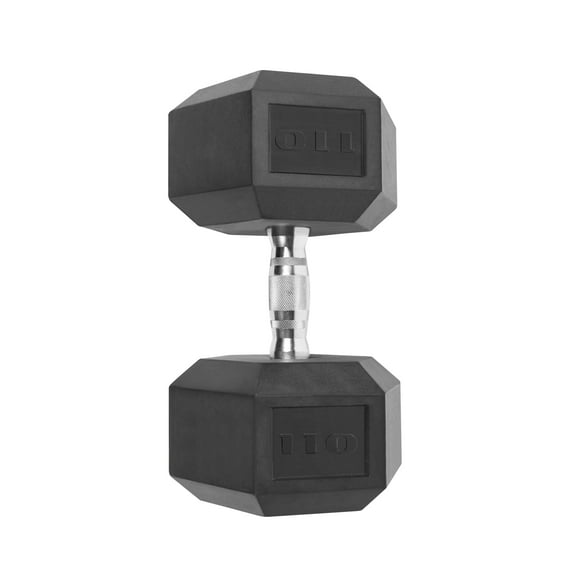 CAP Barbell, 110lb Coated Hex Dumbbell, Single