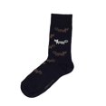 thumbnail image 1 of Bengt &amp; Lotta Merino Wool Socks Large Black Cat, 1 of 1
