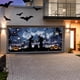 thumbnail image 4 of Cubierta para Puerta de Garaje de Halloween, Diseño de Bruja y Calabaza Espeluznante, Poliéster Resistente, Fácil Instalación, Decoración Festiva para Exteriores, Temática de Casa Embrujada, Tamaño 4, 4 of 6
