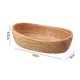 thumbnail image 3 of 1pc Oval Wooden Tray Dinner Plates Tableware Bowl Versatile Tray Coffee Table Kitchen Dishes Snacks Dried Storage Supplies, 3 of 11