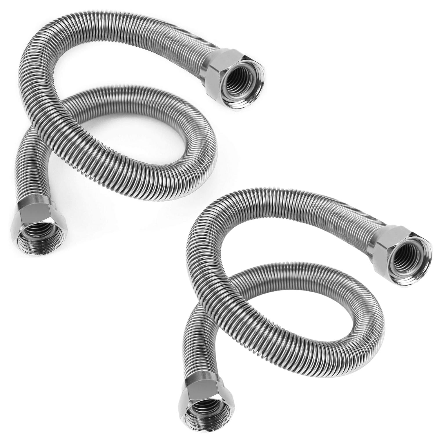 Faucet Supply Line, 16inch Sink Hose Stainless Steel Line Connector