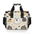 thumbnail image 7 of FORMRS Insulated Cooler Bag 24 Cans Capacity Soft Leakproof Lunch Box with Side Pockets, Halloween Black Pumpkins, 7 of 7