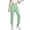 Mint Green, variant on Hrsba Straight Leg Workout Pants,Athletic Pants for Women Solid Color Full Length Sports Pants with Pockets Elastic Waist Comfortable Casual Trousers
