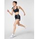 thumbnail image 4 of Sostén Deportivo Nike Swoosh con Soporte Medio y Acolchado Negro Blanco Talle S, 4 of 7