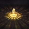 thumbnail image 3 of Lámpara de mesa de cristal acrílico USB, lámpara de escritorio con prisma, decoración de cabecera (blanco cálido), 3 of 9