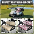 thumbnail image 4 of Uorisanigo Tropical Hibiscus Flower Soft Golf Cart Seat Covers Polyester Golf Cart Seat Covers Funny Anti-Hot Club Car Golf Cart Seat Covers Keeps Seat Warm and Comfortable, 4 of 7