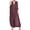 Brown, variant on Cmfcve Women's Plus Size T-Shirt Dress Simple Versatile Satin Dress V-Neck 3/4 Long Sleeves Cardigan Dresses with Button