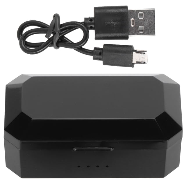 Auriculares Bluetooth binaurales Auriculares Bluetooth portátiles para uso en conducción Negro