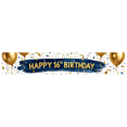 thumbnail image 6 of Happy 16th Birthday Banner with Balloon Star Decor Background, Party Supplies for Birthday Celebrations Photography Props Backdrop Decors, 6 of 8