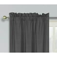 thumbnail image 2 of 2pc set window curtain panel 100% privacy 65% blackout lined bedroom drapery R64, 2 of 4